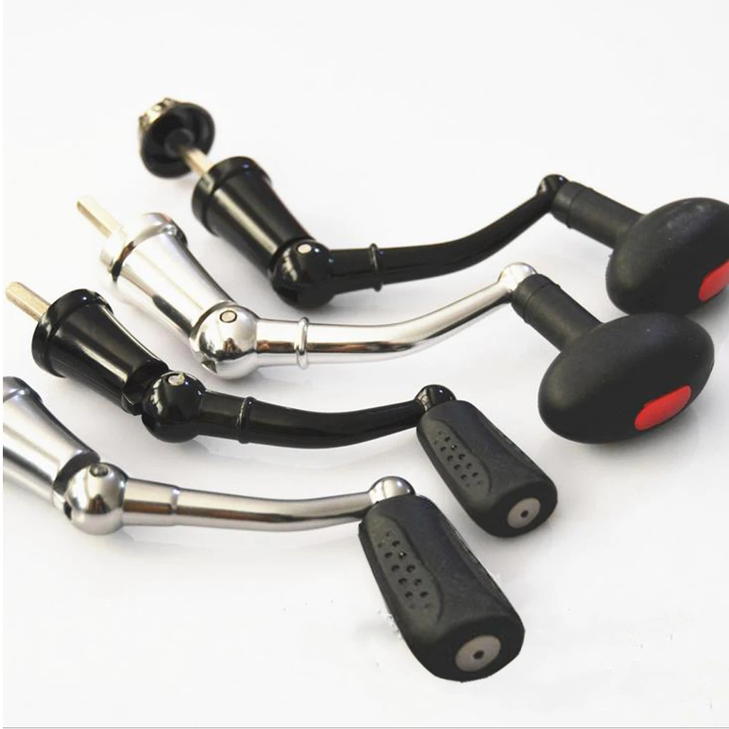 Fishing Foldable Power Handle Grip Rocker Arm for Spinning Fishing Reel Repair Parts Handle Nonslip Grip