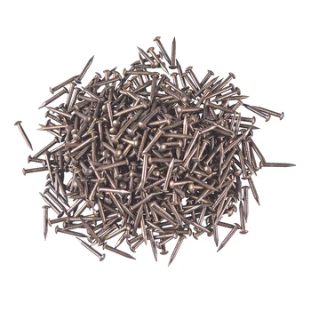 

10X1.2MM Chinese Archaize Round Head Antique Bronze Wooden Nails for Furniture DIY Decorative Boxes 500pcs