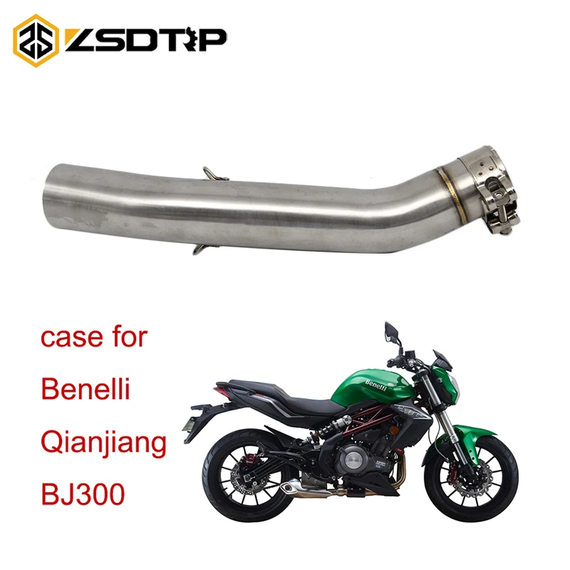 ZSDTRP 50 8 мм глушитель выхлопной трубы мотоцикла средняя труба для Benelli Qianjiang BJ300 |