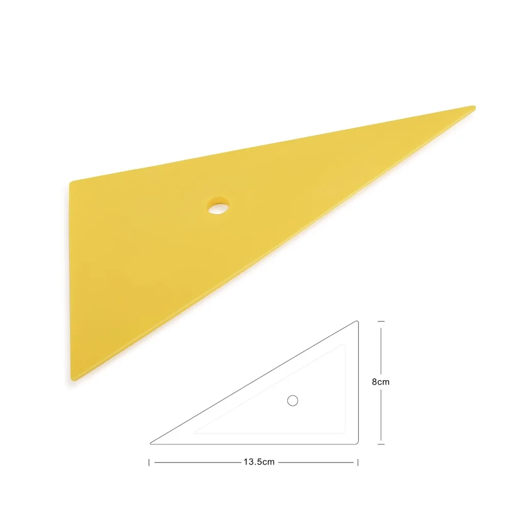 Yellow plastic squeegee 