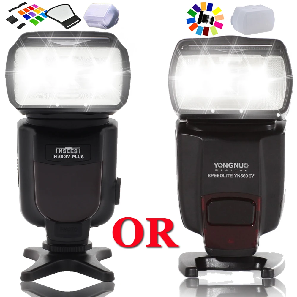 

INSEESI IN560IV IN-560IV Plus OR YN 560 IV YN560IV YN-560IV Wireless FlashLight Flash Speedlite For Canon Nikon Pentax Panasonic