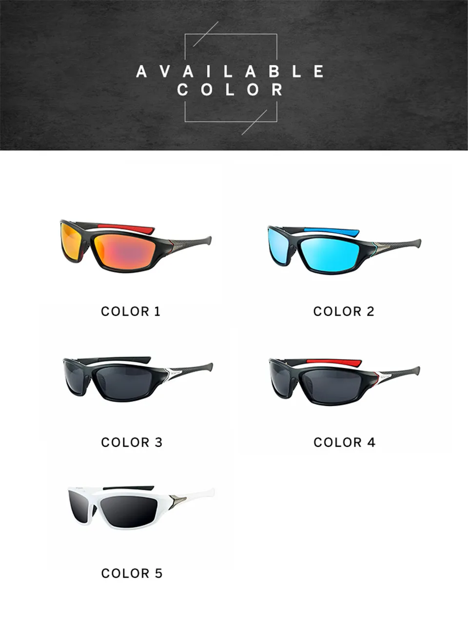 RILIXES 2018  High quality full-frame sport men Polarized sunglasses fashion sunglasses knight windshield sunglasses shade (4)