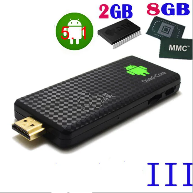

809III TV quad-core mini PC Android network player Three generations 2+8G Android 7.1