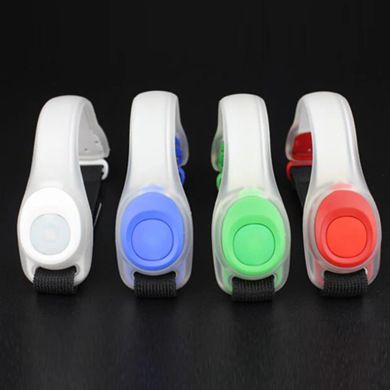 Warning Arm Belts Strap Sport Jogging Running Cycling Safety Bands Outdoor Steady Flashing LED Luminous Glare Glow Light Armband (9)