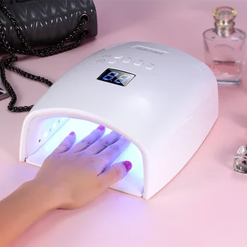 

48W Rechargeable UV LED Gel Nail Lamp Dryer Quick-Drying For All Nail Gels Polish Wireless LCD Display UV Lamp Nail Art Tools
