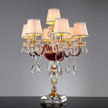 

Decorative Table Lamps crystal Table lamp bedroom bedside lamp child room decoration Korean style wedding gift dest light