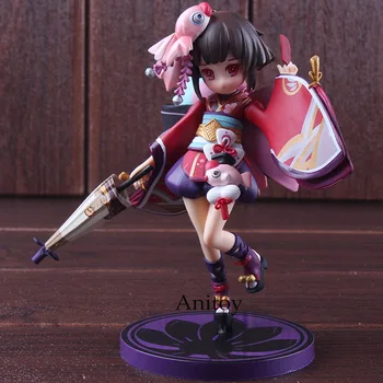 

Game Onmyoji Kagura with Umbrella PVC Anime Action Figures Collectible Model Toy