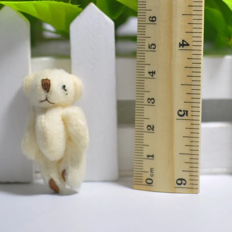 4.5 см(1.") плюшевые Совместное маленький мишка Подвески миниатюрный Мишка Брелок/bouqeut Jewellery аксессуар подарок мягкие Куклы