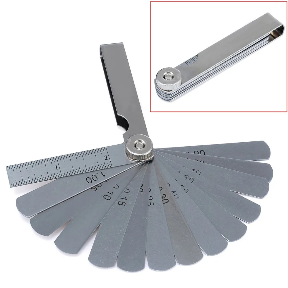

Sliver Orthodontic Ruler Stainless Steel Dental Orthodontic Interproximal Enamel Reduction IPR Gauge Ruler 0.1-0.50mm