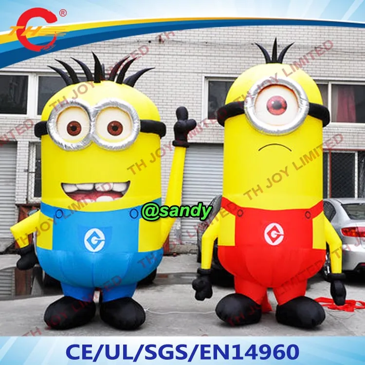 Free shipping!3m/4m giant large inflatable minion, inflatable little