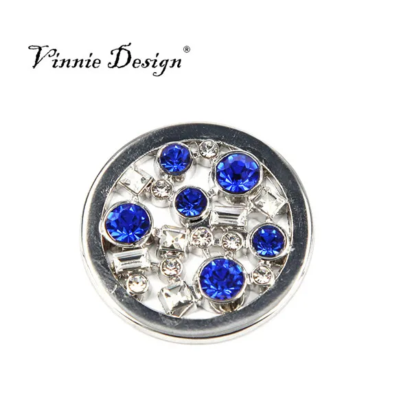 

Vinnie Design Jewelry Top Designer 33mm Munt Coin with Crystal My Interchangeable Coin Disc for Stainless Steel Coin Keeper