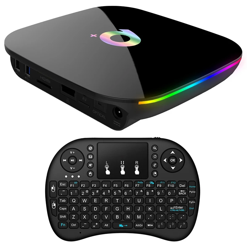Android 9 0 Смарт ТВ коробка H6 Четырехъядерный 4 ГБ 32 1080P 6K Hd домашний медиаплеер 2 4G Wifi
