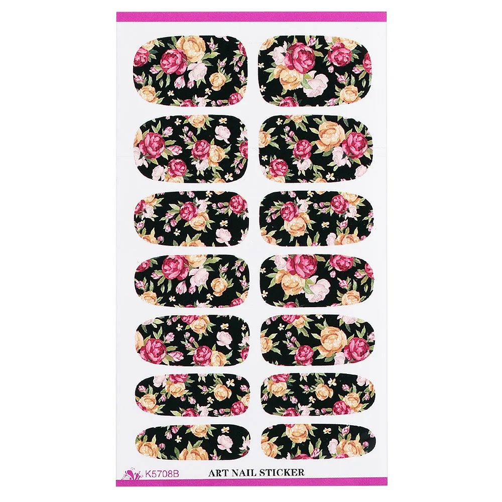 Charming Cheap Water Nail Art Stickers Flowers Design Manicure Tools Decoration Decals |
