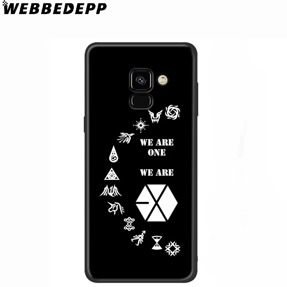 WEBBEDEPP Exo диапазонах K поп силиконовый чехол для samsung Galaxy A3 A5 A6 A7 A8 A9 A10 A20 A30 A40 A50 A70 M10 M20 M30 - Цвет: 10