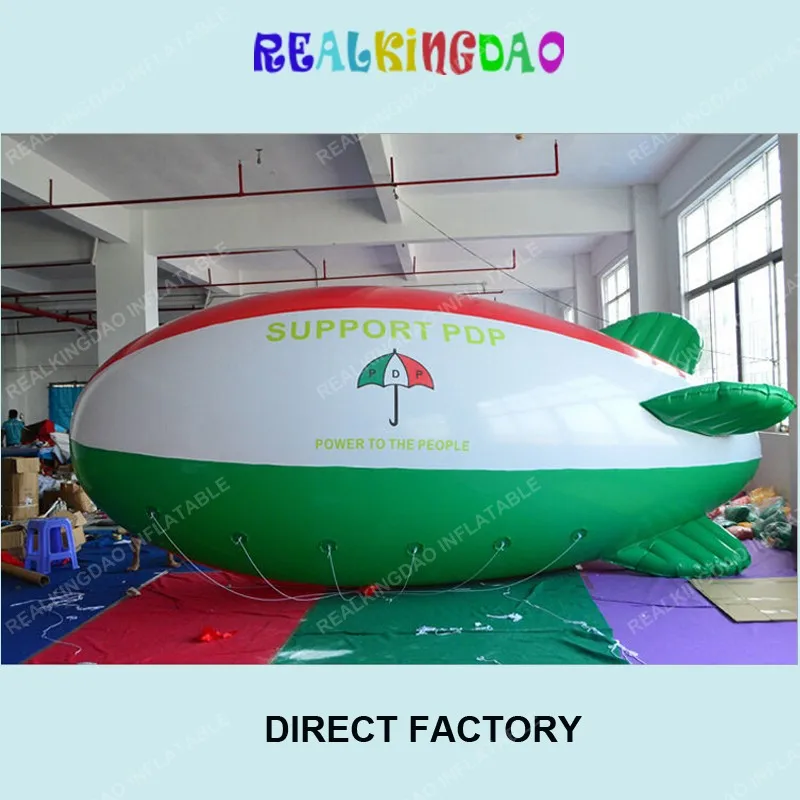 

Free Shipping 6 M /19.6FT Long Inflatable Advertising Blimp Inflatable Zeppelin/Airship with your Different Logos