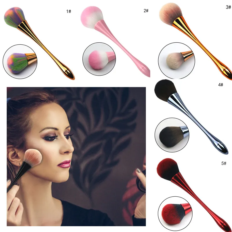 

ELECOOL 1PC Foundation Blush Brush Beauty Makeup Tool Water Drop Small Waist Makeup Brush Portable Maquillaje Makeup Brush Tool