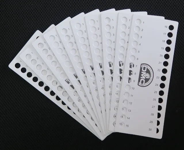 30 pcs 01 120 holes floss organizer for dmc thread pad blank paper