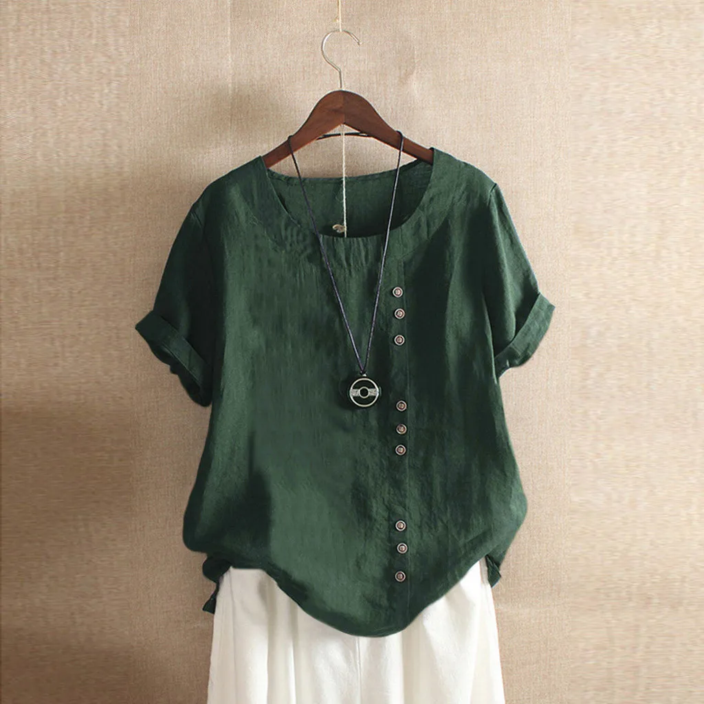 ready to ship Beige linen blouse with lace and buttons summer top long sleeve linen boho blouse,pluse size country vintage spring top