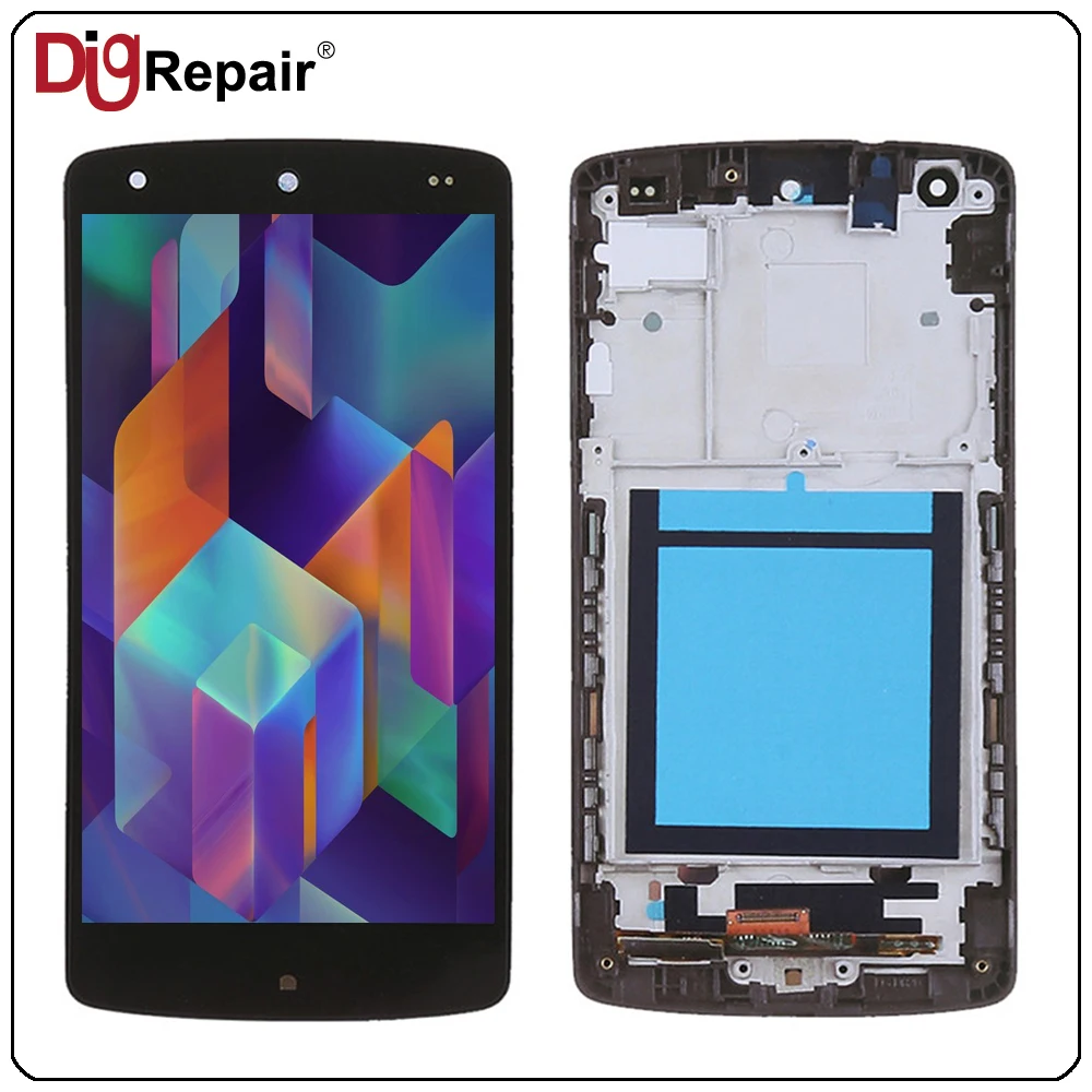 

Black For LG Google Nexus 5 D820 D821 LCD Display Touch Screen Digitizer with Bezel Frame for nexus 5 display for nexus 5 screen