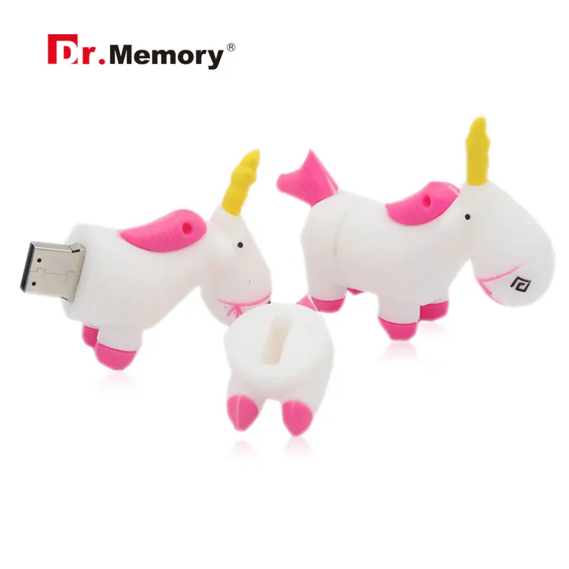 Cartoon USB Flash Drives 8GB Cute Kitty Cat Unicorn Bunny Animal Pendrives 32GB Pen Drive 4GB 16GB Memory Stick Creative Gifts