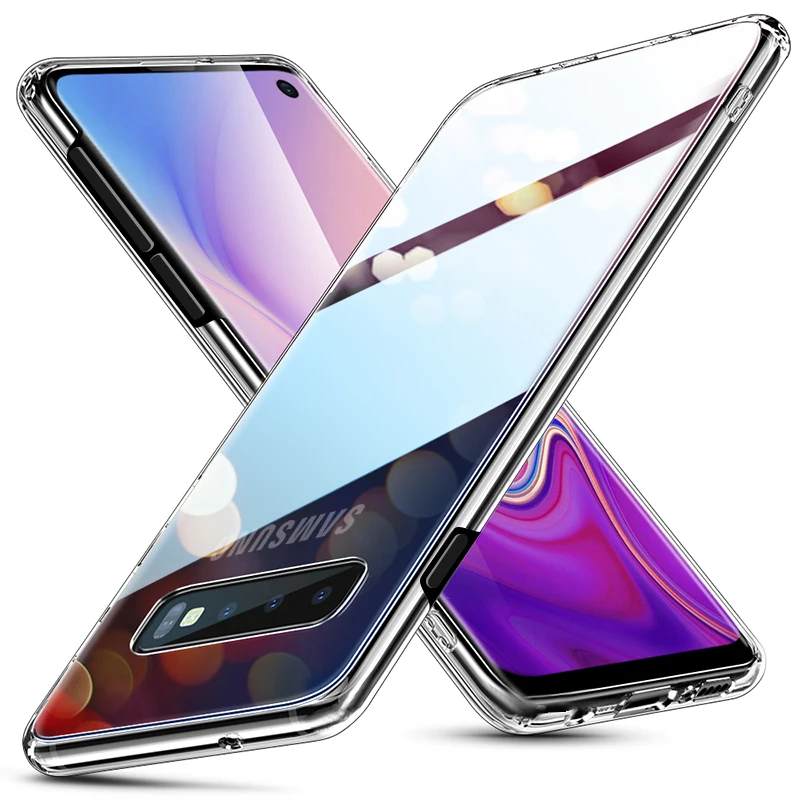 Жесткий прозрачный чехол для телефона MOESOE для samsung Galaxy A70 S8 S9 S10 Plus S10E Note 8 9 A9 A8 A7 A6 пластиковый Противоскользящий чехол