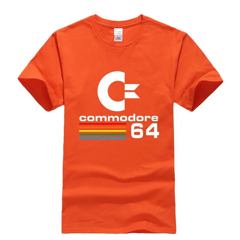 2018 Summer Commodore 64 T Shirts C64 SID Amiga Retro 8-bit Ultra Cool Design Vinyl T-shirt Mens Clothing With Short Sleeve