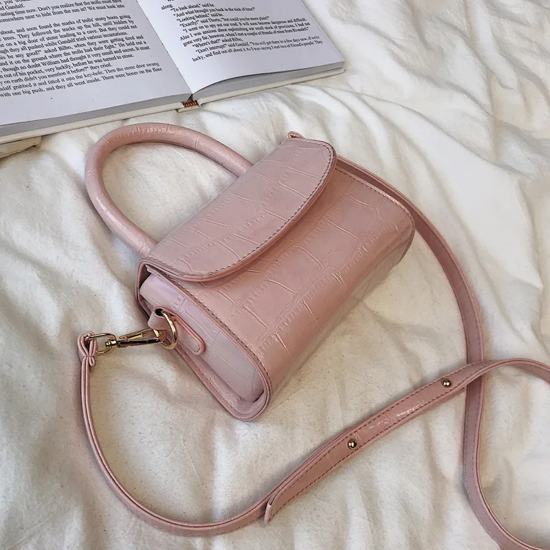  Crocodile Pattern Crossbody Bags For Women 2020 Small Chain Handbag small bag PU Leather Hand Bag L - 33004426425