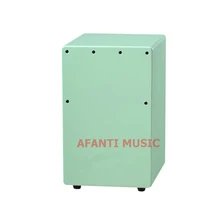 Afanti Music Birch Wood / Blue Cajon Drum (KHG-199)