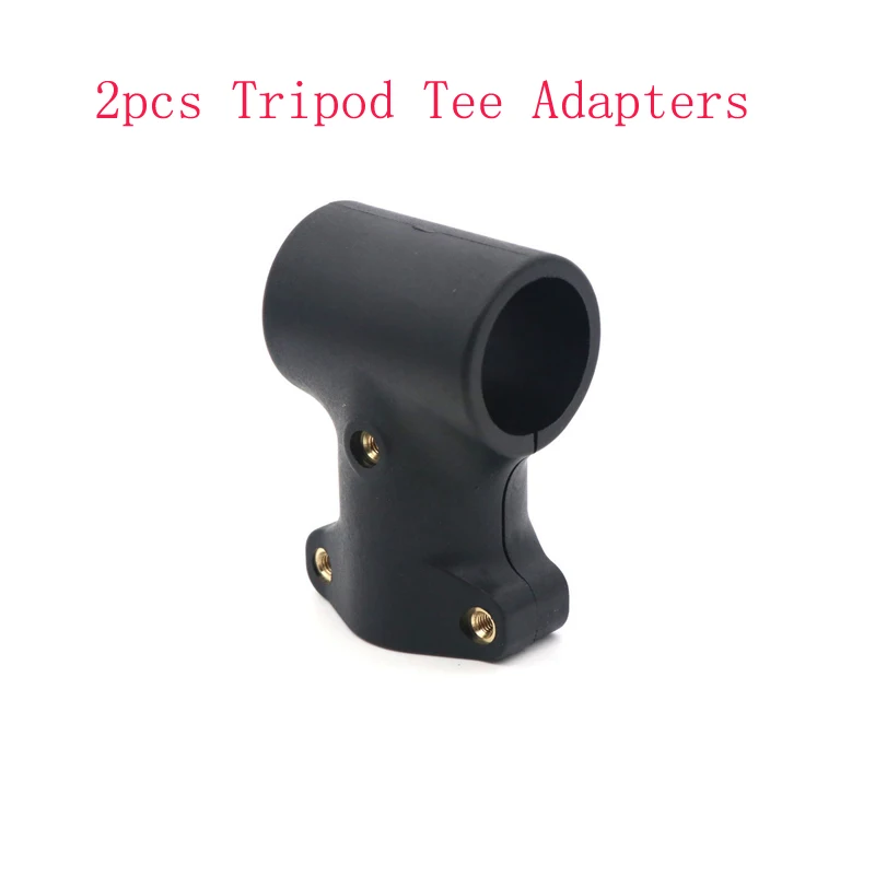 2PCS/Lot EFT 20-20mm Nylon Tube Joints Landing Gear Links T-type Tripod Tee Adapters for Agriculture Plant Protection Drone