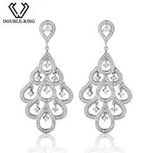 Дважды R бренд романтический 925 бижутерия серьги для Для женщин классический Ювелирные украшения Элегантный Серебряные серьги женские case04119a бижутерия-серьги