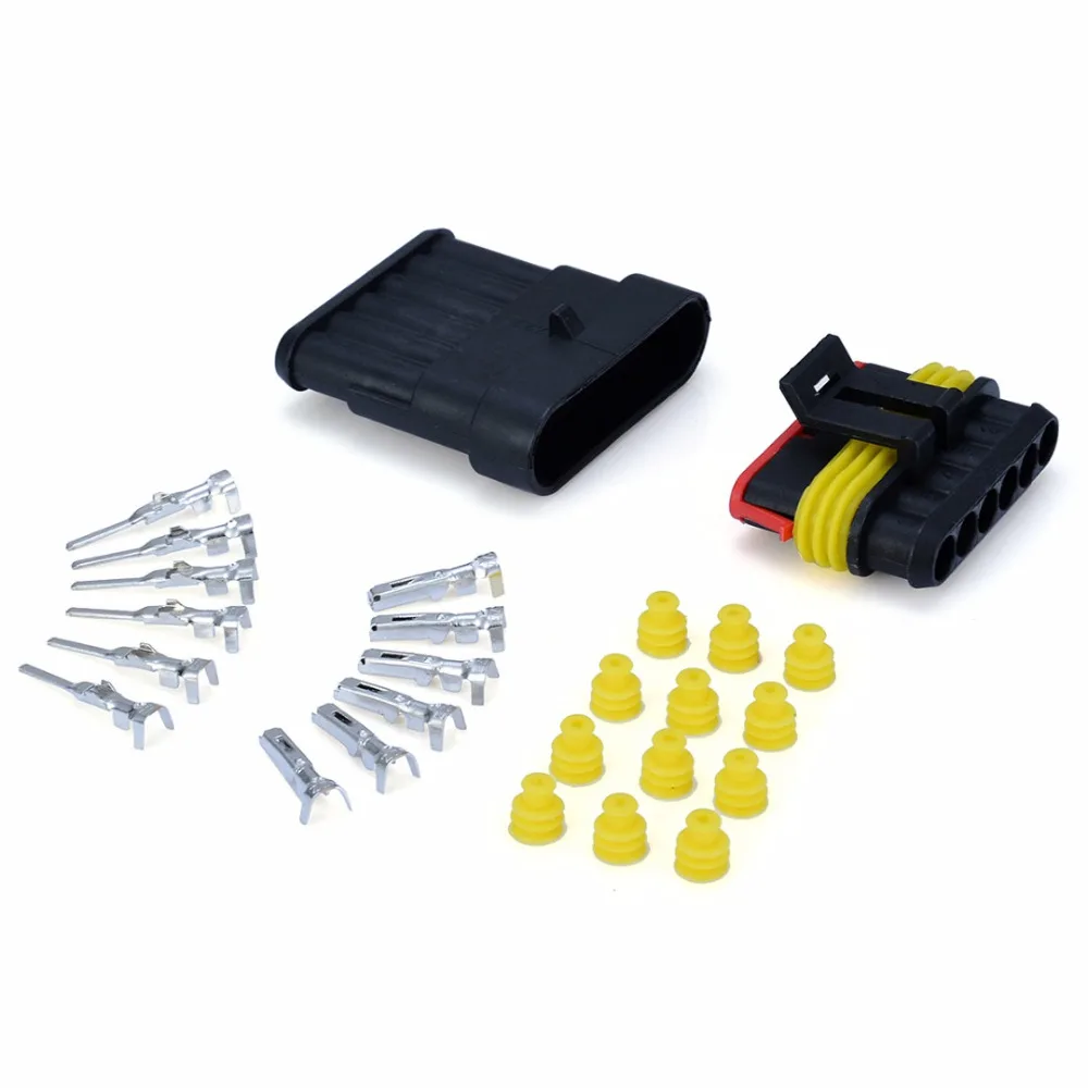 Mayitr Waterproof Car Truck Way Seal Connector Auto Electrical