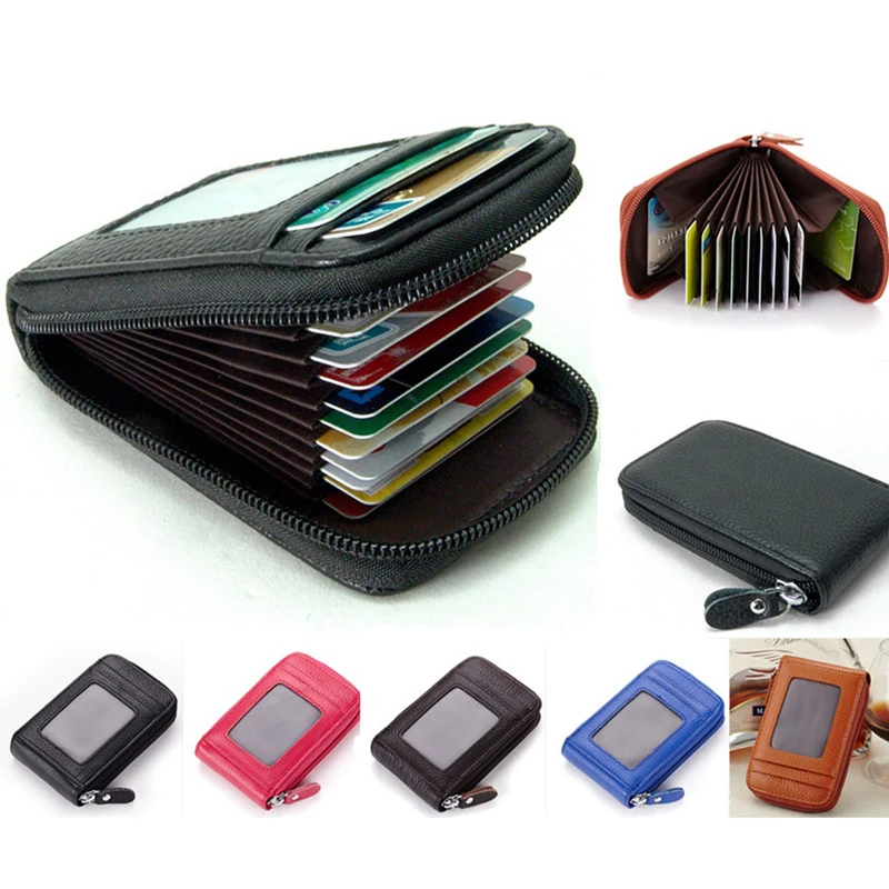 

Fashion Men's/Women's Mini Leather Wallet ID Credit Cards Holder Purse Brave Heart