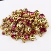 Mixed size sewn rhinestone 24 colors and gold claw glass stone  crystal  for DIY decoration shoes and hats luggage decoration ► Photo 3/6