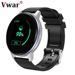 Смарт-часы Vwar RY1 2019, водонепроницаемые Смарт-часы с пульсометром для мужчин, спортивные умные часы с кровяным давлением, умный браслет с