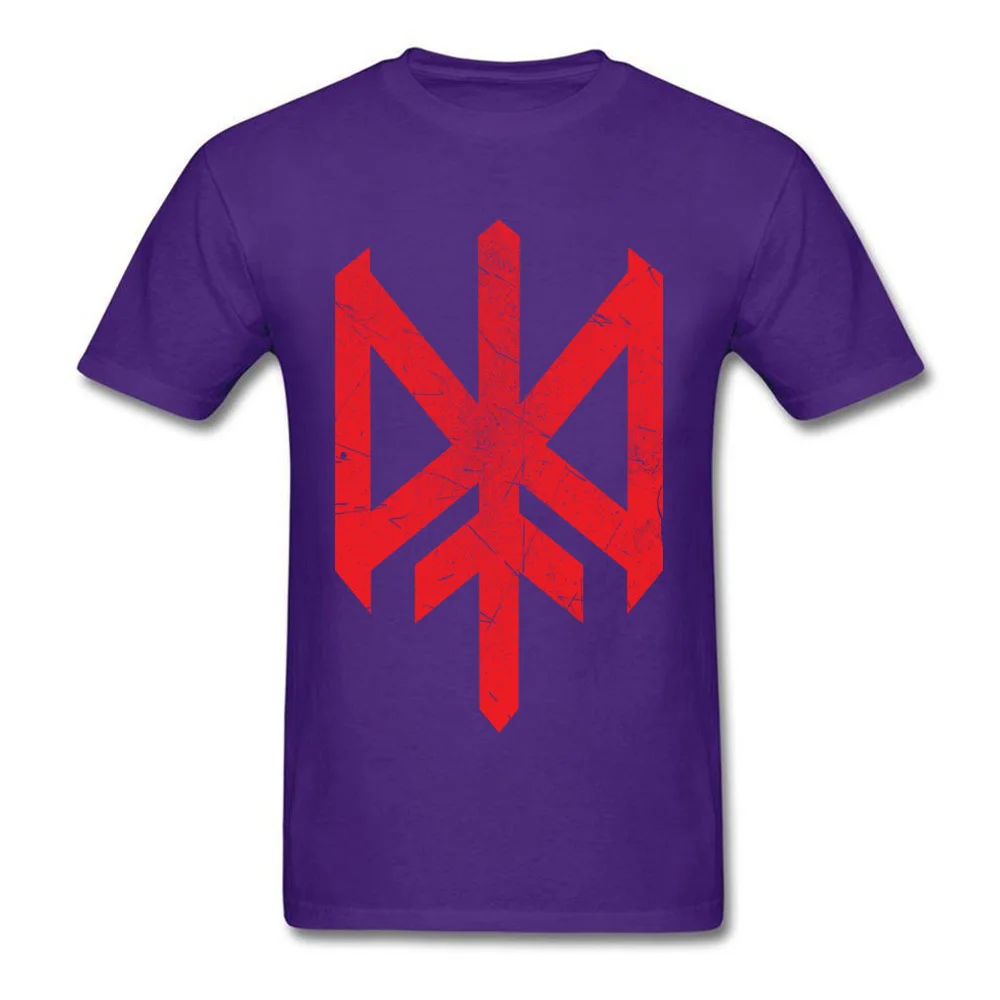 Fitness Tight Riotic Red Geometrical Symbol Men T-Shirt Graphic VALENTINE DAY Short Sleeve Round Collar Cotton Tops Tees T Shirt Riotic Red Geometrical Symbol purple