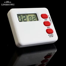 LINSBAYWU маленькое яйцо с таймером обратного отсчета Спорт кабинет отдых цифровой 99 минут ЖК кухонные часы