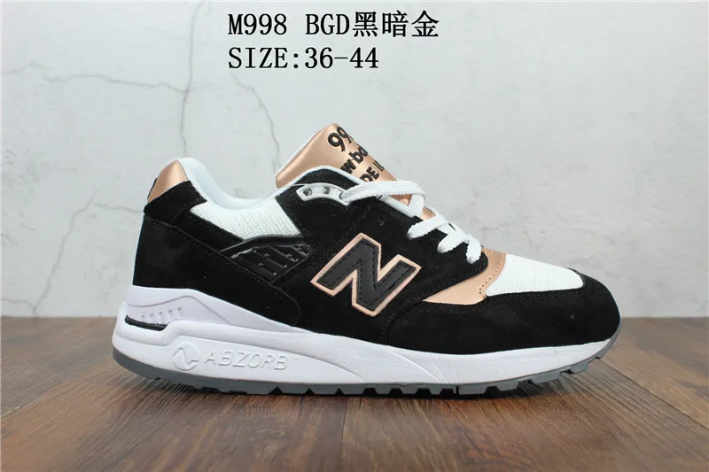 New Balance 998, Ретро Аутентичные мужские/wo мужские кроссовки для бега, дышащие, Nb998, уличная спортивная обувь, кроссовки, европейские размеры 36-44