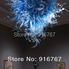 LR006- Синий Выдувное Стекло Люстра