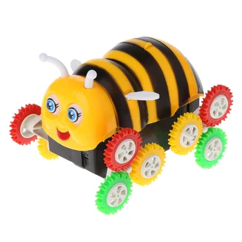 

Amazing Cute Electric Cartoon 12 Wheels Bee 360 Degree Tumbling Car Toy Best-M15