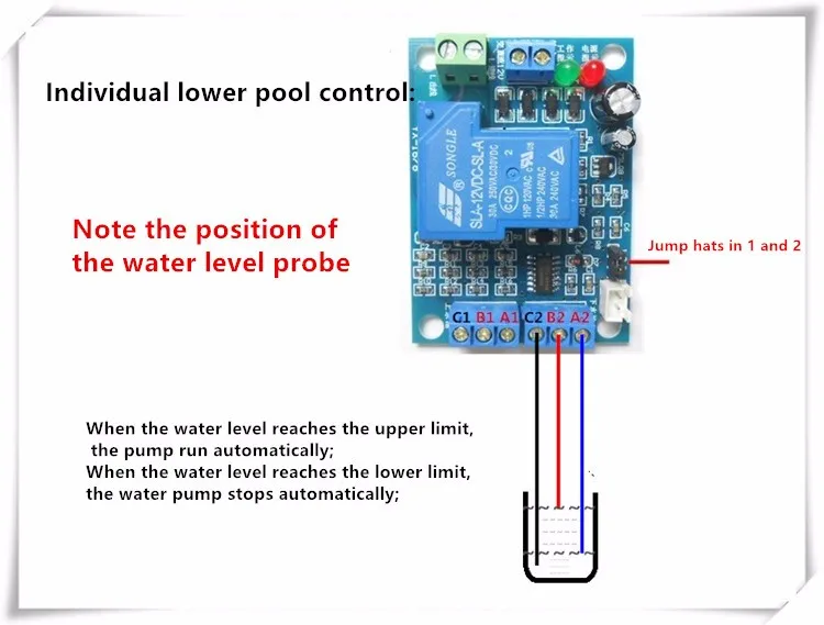 Автоматический электронный регулятор уровня воды водяная башня автоматический переключатель на водяном насосе Поплавковый контроль уровня DIY