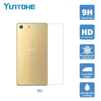 

Back Screen Protector for Sony Xperia M5 Tempered Glass Explosion-Proof Film Protective Guard 100pcs/lot