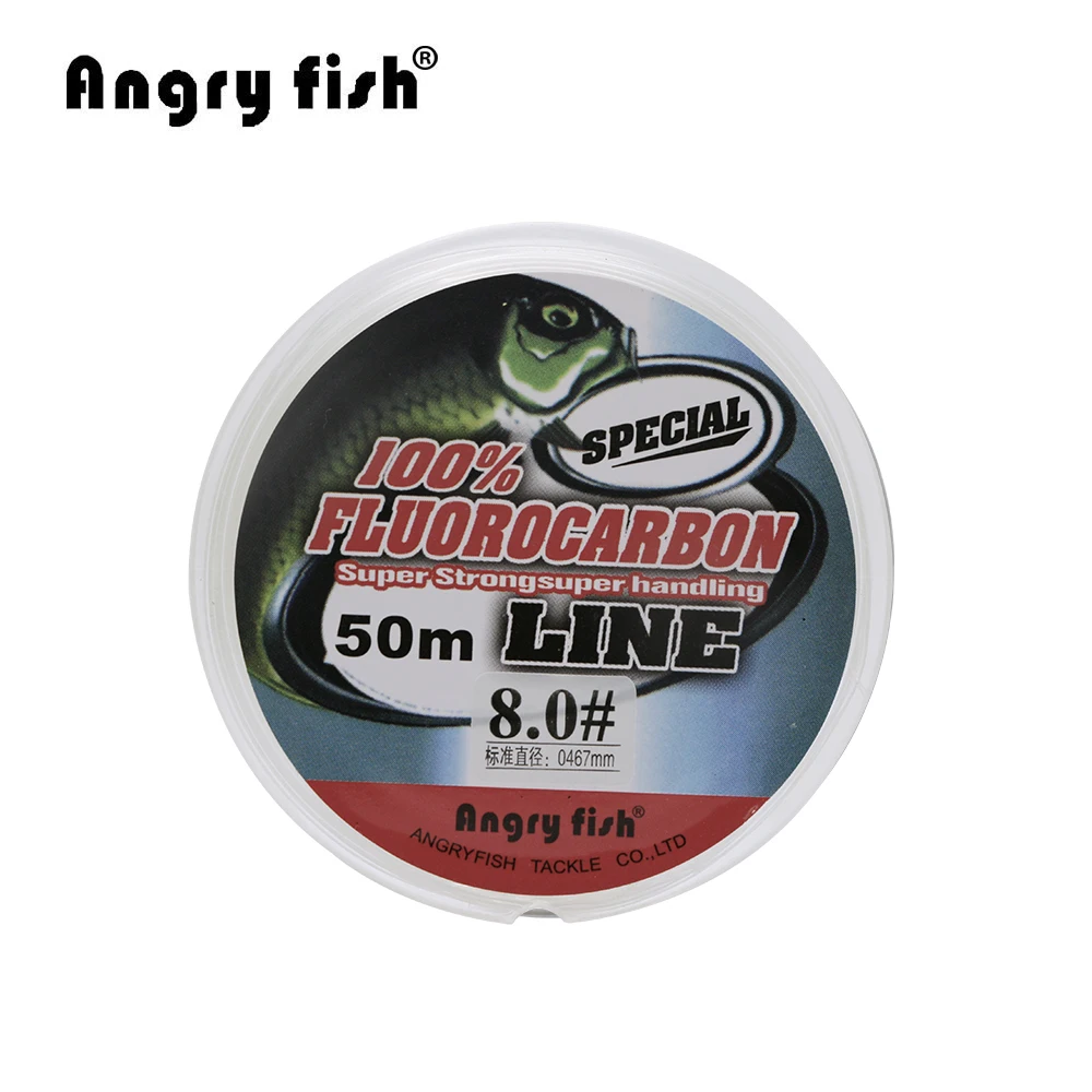 Image Fluorocarbon Fishing Line 50m transparent Super strong