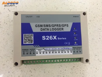 

GSM Temperature Monitor Alarm Temperature Data logger SMS Alarm control System S260 with DS18B20 Temperature sensor