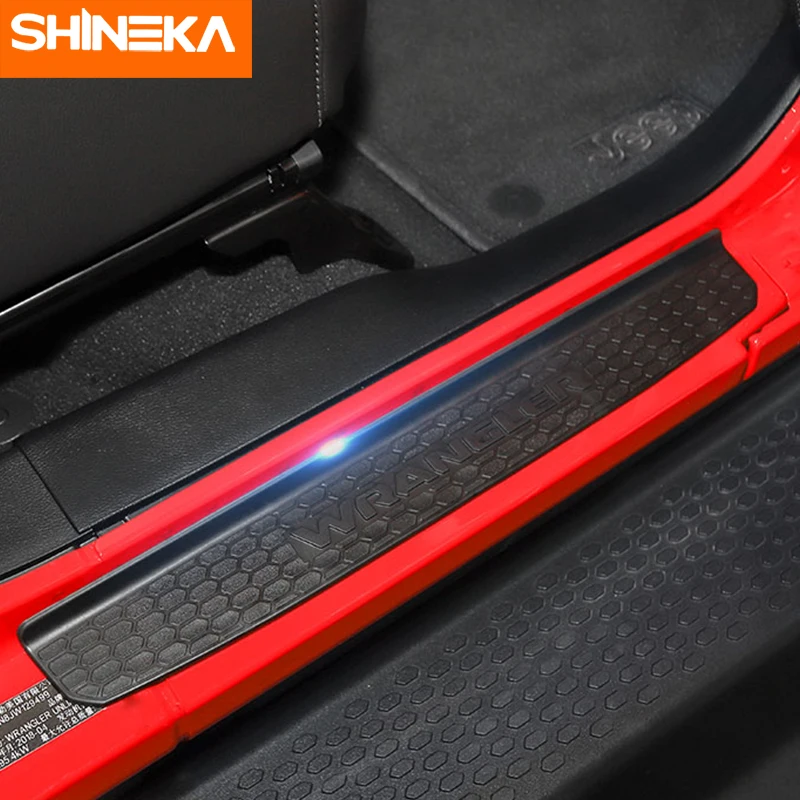 SHINEKA Nerf Bars Running Boards for Jeep Wrangler JL 2018 Door Sills 2 Doors 4 Doors Front Rear Door Sills For Wrangler JL SHINEKA Nerf Bars Running Boards for Jeep Wrangler JL 2018 Door Sills 2 Doors 4 Doors Front Rear Door Sills For Wrangler JL