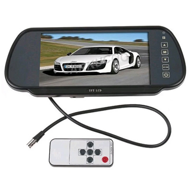 Автопарктроник 2 в 1 7 дюймовый TFT ЖК монитор для зеркала заднего вида с HD камерой