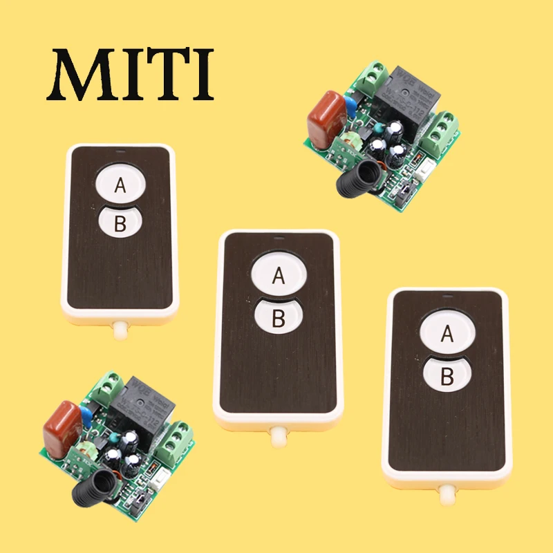 AC 220V 10A 1Channel 1CH RF Wireless Remote Control Switch Radio