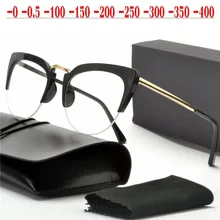 Винтаж переход фотохромные солнцезащитные очки близорукость очки готовой близорукость очки для Для женщин компьютер оптические очки UV400 NX