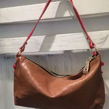 Vendange Новая мода Винтаж ручной работы Повседневная Натуральная кожа леди небольшой день клатчи/Сумка/handbag2045