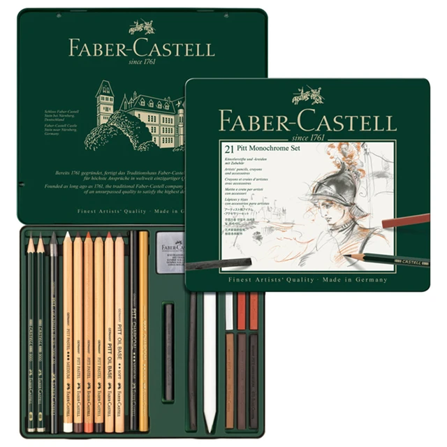 Graphite Pencil Black Faber Castell  Drawing Pencils Faber Castell - 1pc  9000 Art - Aliexpress