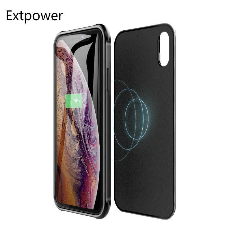 Аккумулятор Extpower для iphone X Xs 5000 мАч с раздельной зарядкой умным цифровым дисплеем